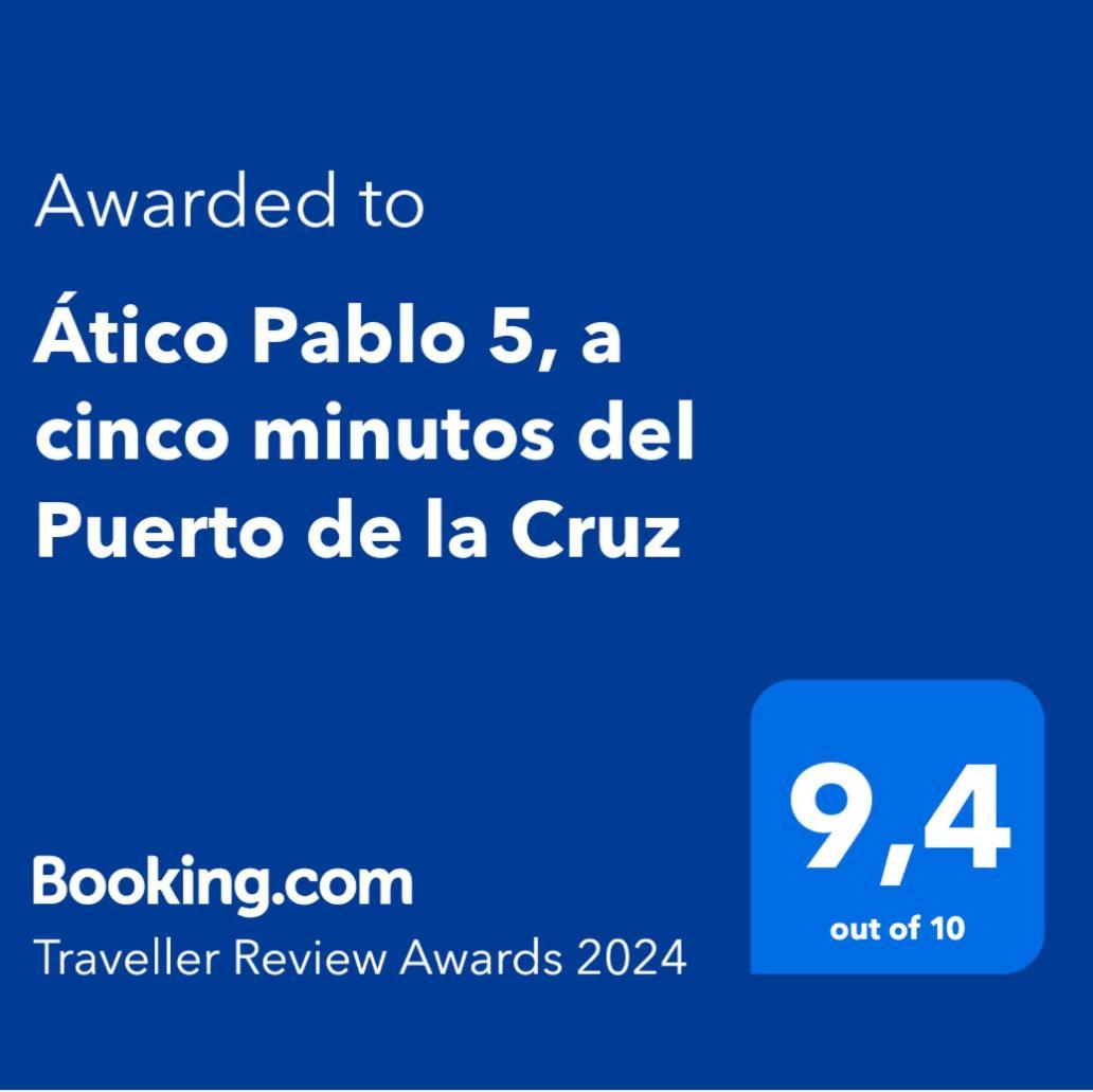 דירות לוס ריאלחוס Atico Pablo 5, A Cinco Minutos Del Puerto De La Cruz מראה חיצוני תמונה